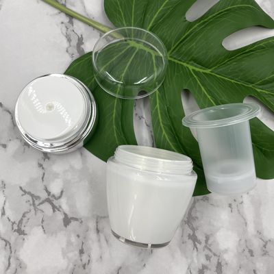 Refill Airless Cosmetic Packaging 30g 50g Acrylic Jars For Cosmetics