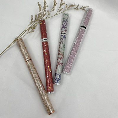 304 Steel Ball Empty Cosmetic Pen Leather Design Luxury type Eyeliner Glue Pen