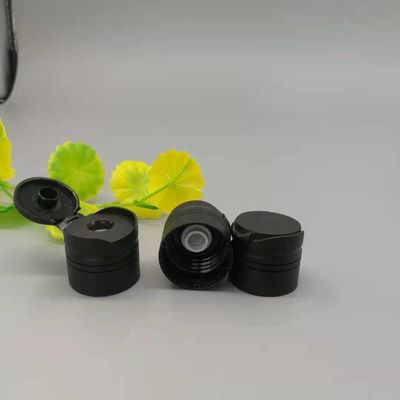 Matt Black Plastic Screw Disc Top Flip Cap 24/410 Silicone Valve 9.5mm