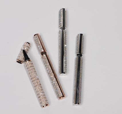 304 Steel Ball Empty Cosmetic Pen Leather Design Luxury type Eyeliner Glue Pen