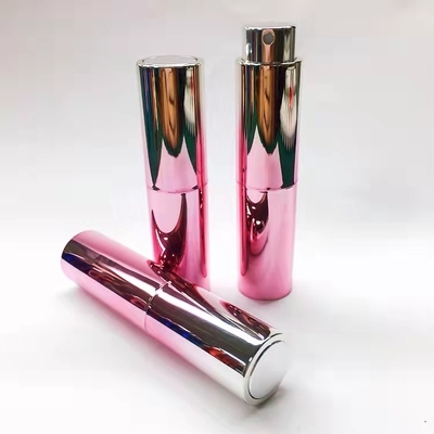 10ML UV Metalized Gradient Gold Color Customized Color Perfume Spray Container Personal Care Fragrance