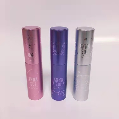 10ML Aluminum Shell Embossed Screw Perfume Spray Bottle Refill Luxury Design