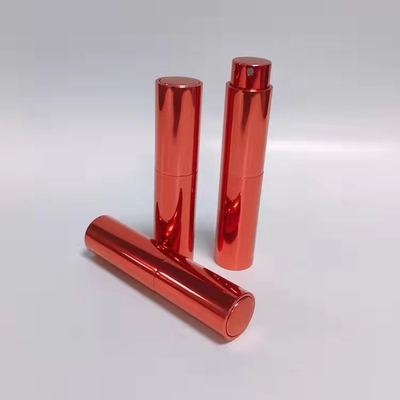 10ML Aluminum Cover Red Color Refillable Fragrance Bottle Perfume Sprayer Mini Pocket Sprayers