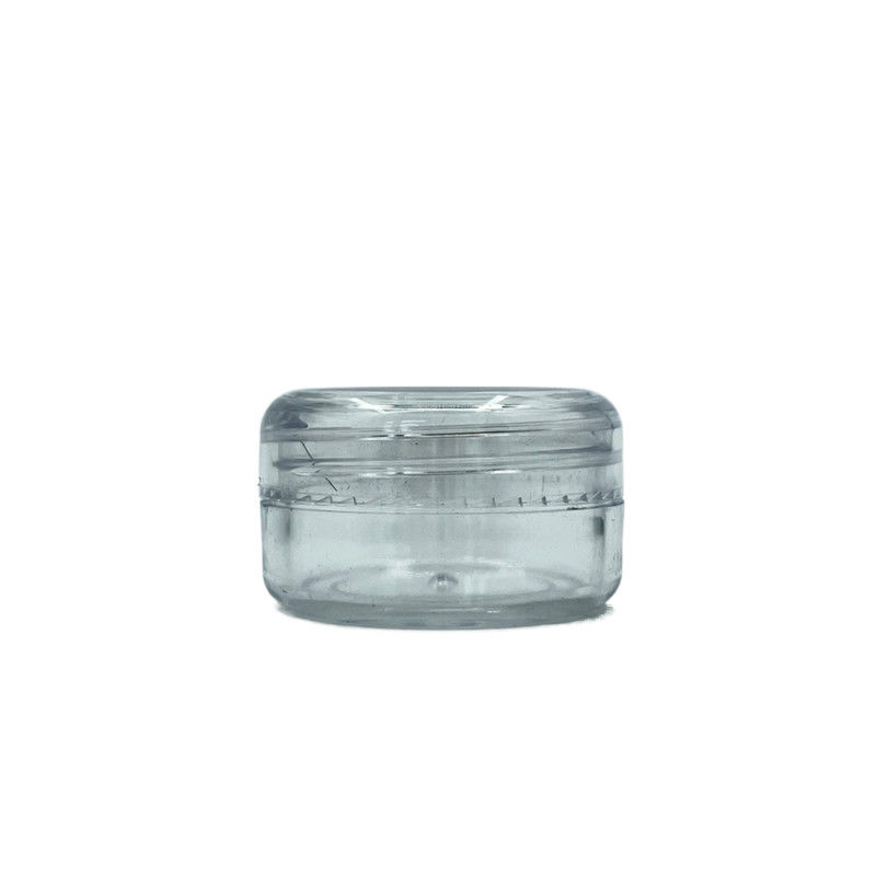 Portable Small Plastic Cosmetic Jars Trial Set Eye Cream 3g 5g 8g Metallized