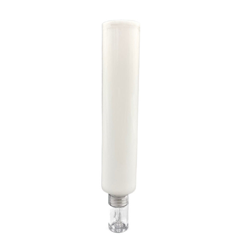 Empty Cream Eye Gel Tube Dropper 35ml 70ml Capacity 30mm Diameter With Clear Cap