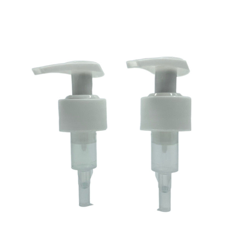 Clockwise Open Lotion Dispenser Pump 2CC 28/400 White 2.2ml Dosage Outside Spring