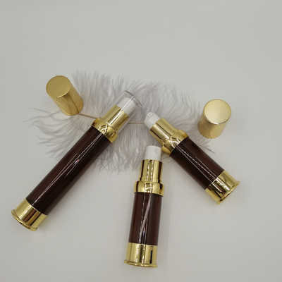 Lotion Actuator 15ml, 20ml, 30ml متالایز شده برای سرم لوسیون بطری پلاستیکی بدون هوا