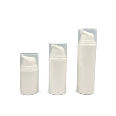 Snap On Airless Pump Packaging 15ml PP بطری مراقبت از پوست دوستدار محیط زیست