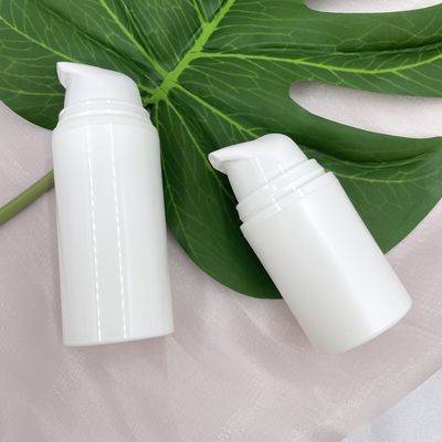 Snap On Airless Pump Packaging 15ml PP بطری مراقبت از پوست دوستدار محیط زیست