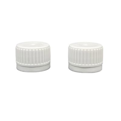 درپوش محافظ Tamper Evident PP پیچ سفید 28/410 سطح آجدار