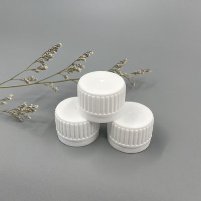 درپوش محافظ Tamper Evident PP پیچ سفید 28/410 سطح آجدار