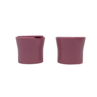 Macaron PP Disc Top Flip Cap Closures 24/410 28/410 برای بطری های مراقبت از پوست