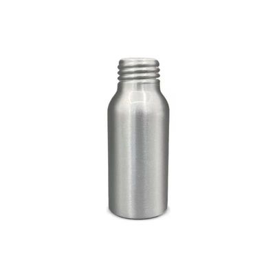 جلوگیری از نشت بطری آلومینیومی نقره ای 50 میلی لیتر 35*85 میلی متر گردن 24 میلی متر رنگ سفارشی