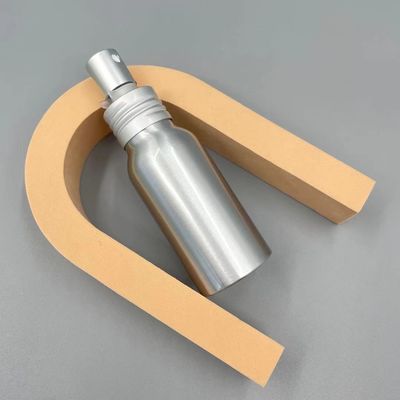 جلوگیری از نشت بطری آلومینیومی نقره ای 50 میلی لیتر 35*85 میلی متر گردن 24 میلی متر رنگ سفارشی
